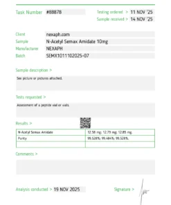 N-Acetyl Semax Amidate 10mg (10 vials/kit)