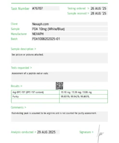 PDA 10mg (10 vials/kit)